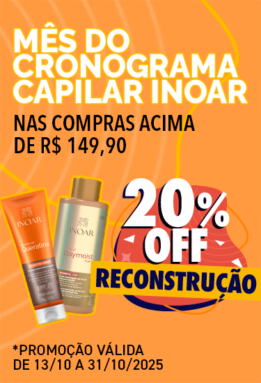 Mês do Cronograma Capilar Reconstrução